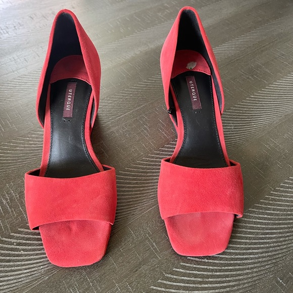 Uterque red heels, never worn - Picture 2 of 2